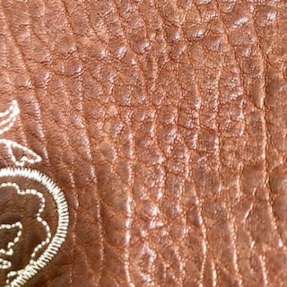 Fleur-de-lis Royal Plush Leather Bag - Picture 9 of 15